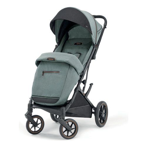 Inglesina maior - passeggino leggero compatto pieghevole da 0-4 anni 0-22 kg completo di cappotta, cestino porta oggetti, corrimano, coprigambe, parapioggia colore igloo grey - AG85R0IGG
