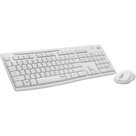 Logitech MK295 Silent Wireless Combo tastiera Mouse incluso USB QWERTZ Tedesco Bianco
