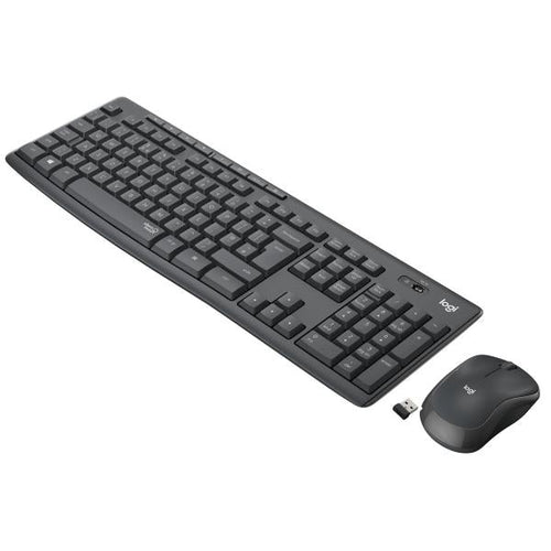 Logitech Kit Tastiera+mouse Wireless Usb Graphite Mk295 920-009797