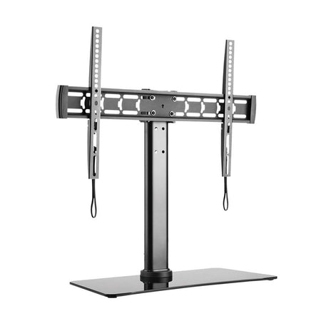 Bravo tv stand 1 - staffa da tavolo con base in cristallo temperato per tv 32/55 - max 40 kg - vesa 600x400 - BRATVSTAND