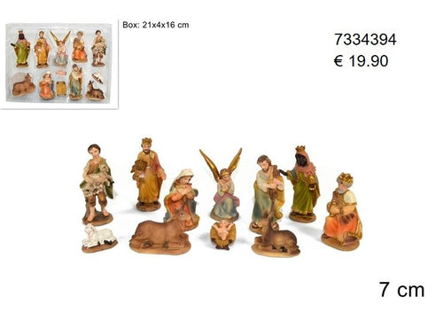 Natività 11 Pezzi 7cm