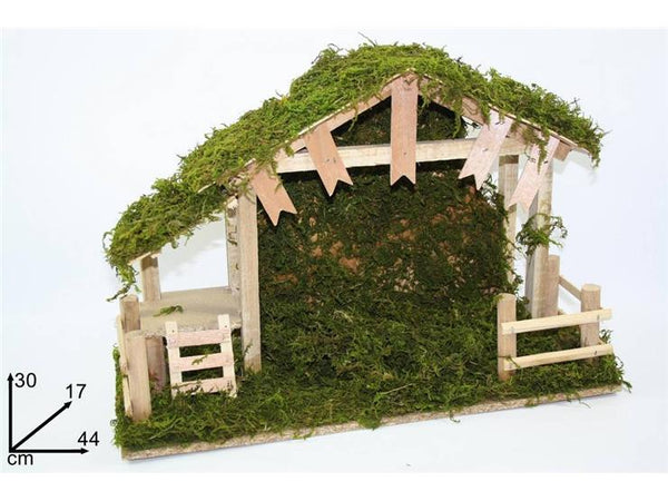 Capanna Presepe 30x17x44cm.