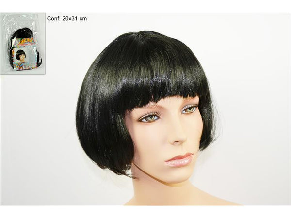 Parrucca Caschetto Nera