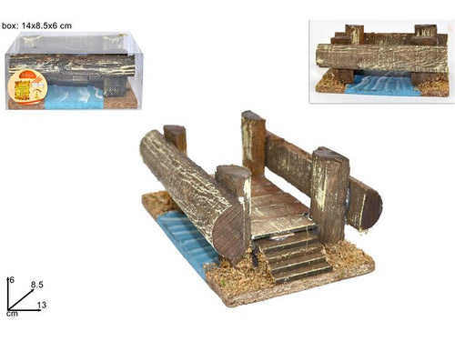 Ponte legno 13x6cm