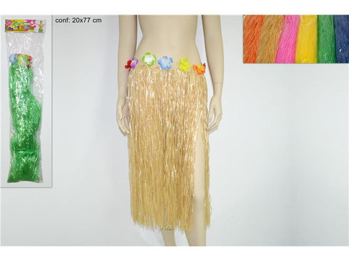 Gonna lunga hawaiana colorata