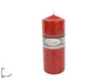 Candela 20x7.5 cm rosso