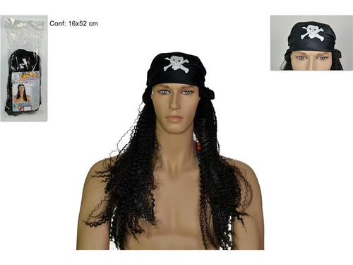 Bandana pirati con capelli