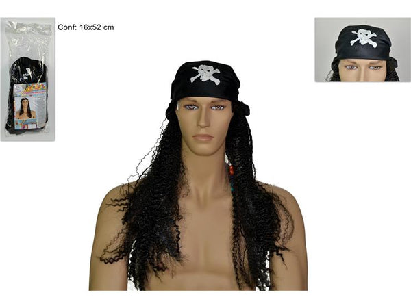 Bandana pirati con capelli