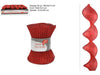 Decorazione Tessuto Spirale 12,5x180cm Rosso
