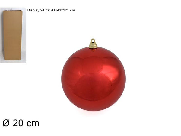 Palla 20cm Lucida Rossa