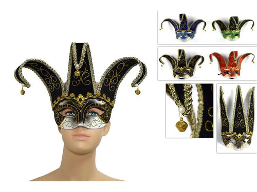 Maschera con Campanellini 4 Assortimenti