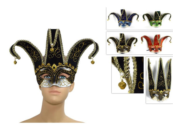 Maschera con Campanellini 4 Assortimenti