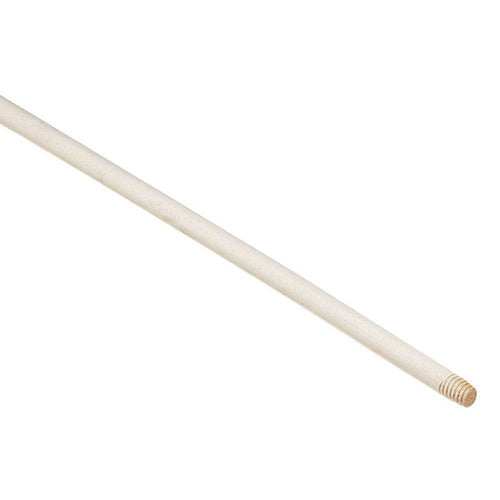 Manico in legno filettato per scopa universale lunghezza 130cm confezione da 50 pz