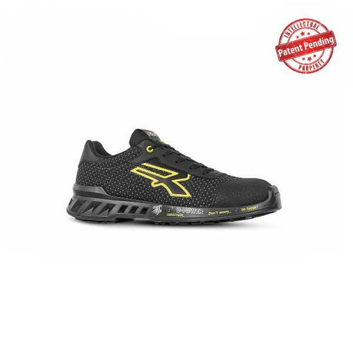 Scarpe antinfortunistiche leggere con puntale airtoe� aluminium matt s3 src ci esd giallo-nere u-power n� 43 rv20014-43 - 123734
