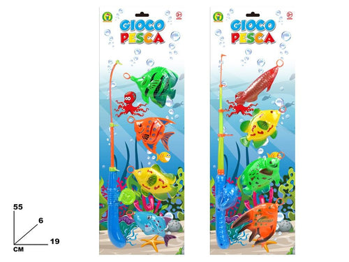 GIOCO PESCA C/4 PESCI