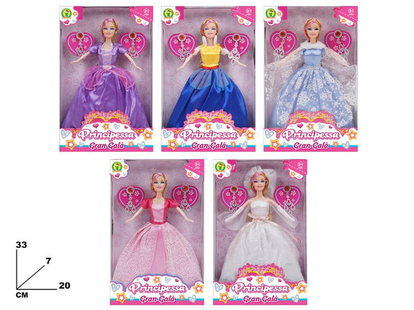 BAMBOLA PRINCIPESSA GRAN GALA 6 ASS