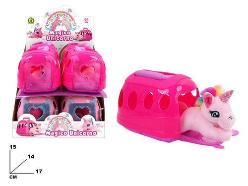 TRASPORTINO UNICORNO PELUCHE