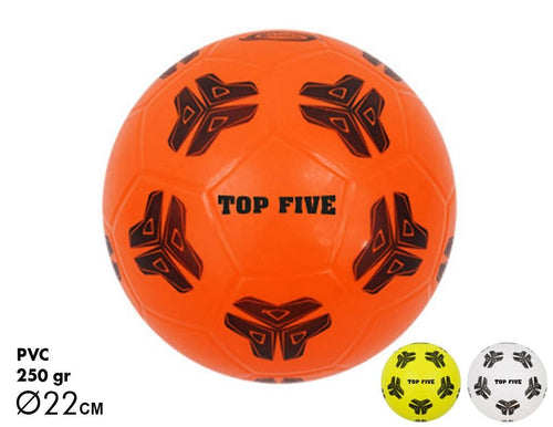 PALLONE PLASTICA CALCIO TOP FIVE 250 GR