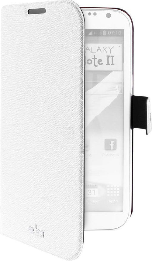 Puro puro custodia galaxy note 2 slim ecopelle blu - 8033830058752