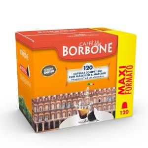 Borbone capsule comp. nespresso miscela decisa (nera) 120pz - REBNERADECISA120PZ