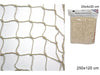 Rete Pescatore Naturale 120x250cm