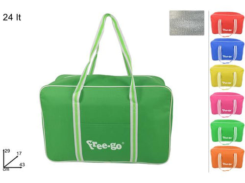 Borsa frigo grande tinta unita 6 colori