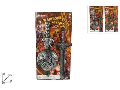 GLADIATORE SCUDO C/2 SPADE