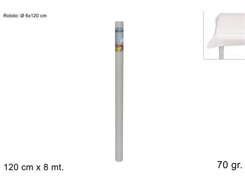 Rotolo TNT 120CM x 8MT 70gr bianco