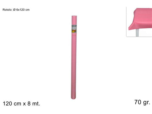 Rotolo TNT 120CM x 8MT 60gr rosa