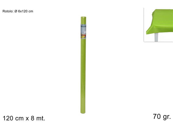 Rotolo TNT 120CM x 8MT 70gr Verde Chiaro