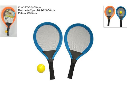 Racchette tennis soft con pallina