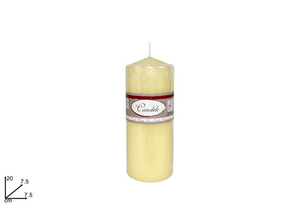 Candela 20x7.5cm avorio
