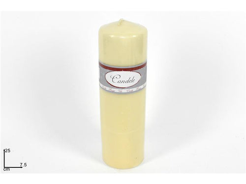 Candela 25x7.5 cm avorio