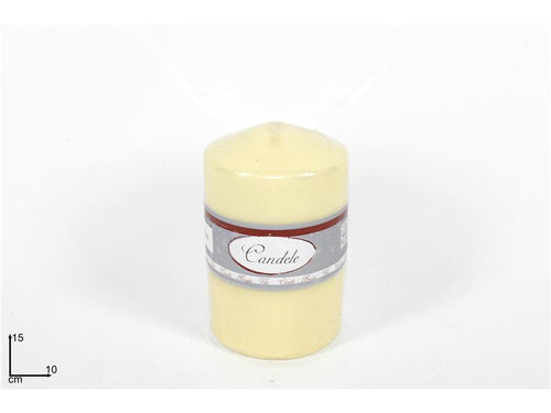 Candela 15x10cm avorio