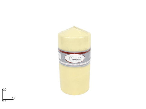 Candela 20x10cm Avorio
