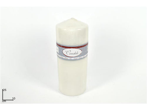 Candela 25x10 bianco