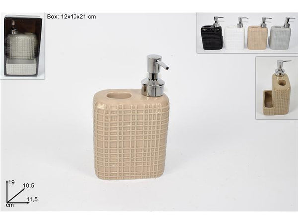 Dosa Sapone Ceramica Quadrettato