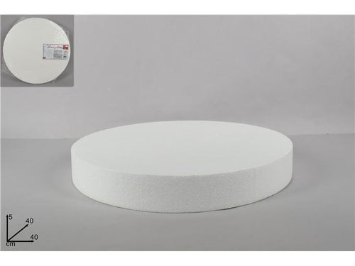 Forma Polistirolo Tonda 40cm h5cm