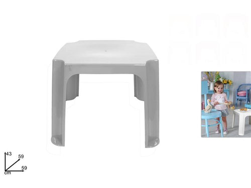 Tavolo Plastica 59x59cm H43 BIANCO