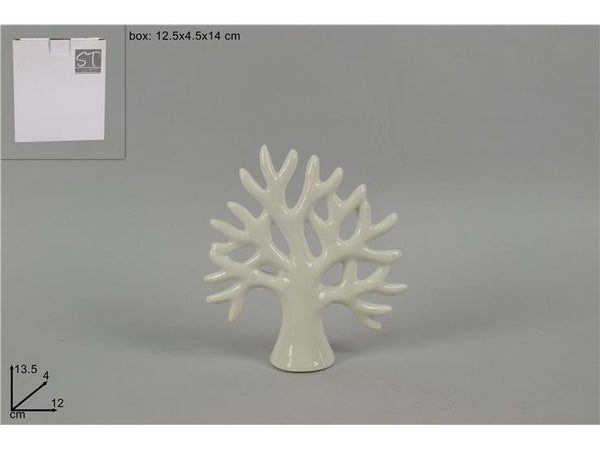 Albero della vita 13.5cm bianco