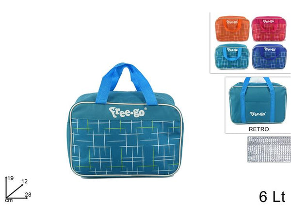 Borsa Frigo 6 Litri 4 Colori