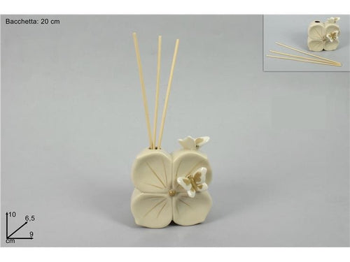 Profumatore quadrifoglio in ceramica