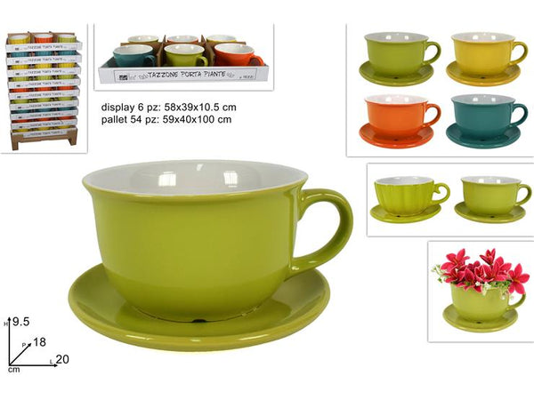 Tazzone Portapiante Colorato