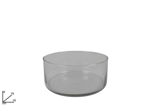 Ciotola Cilindrica in Vetro H9xD19cm