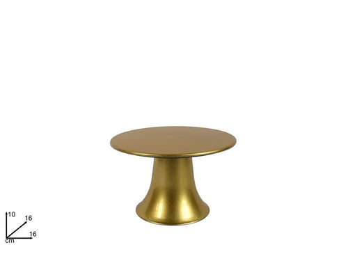 Alzata Plastica in Oro Diametro 16cm