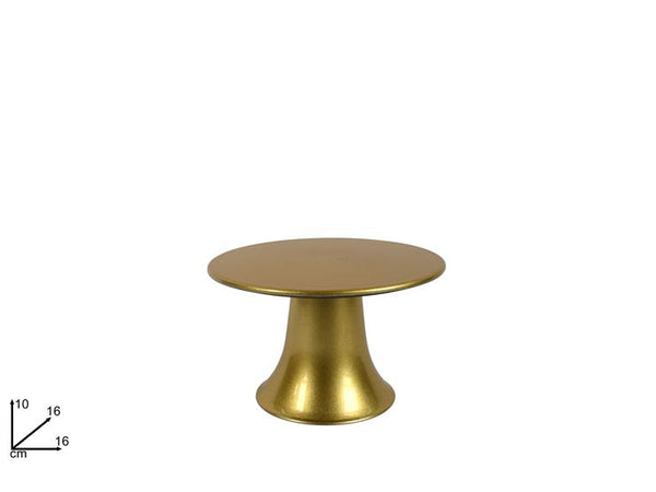 Alzata Plastica in Oro Diametro 16cm