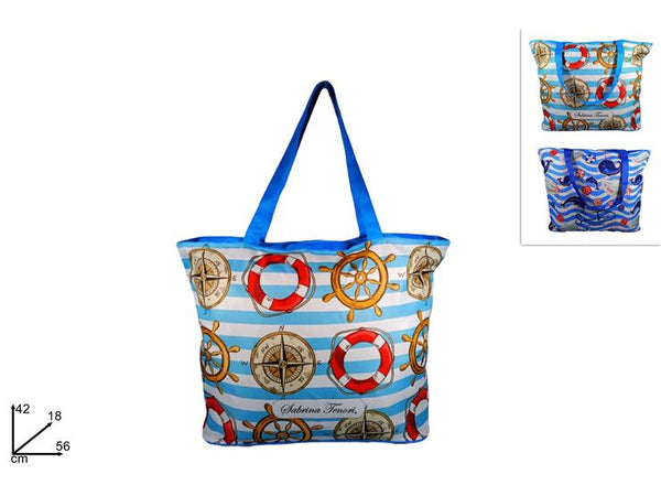 Borsa Mare con Fantasia Marina