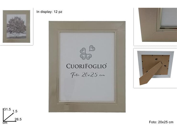 Cornice Legno Silver Nido d'Ape per Foto 20x25