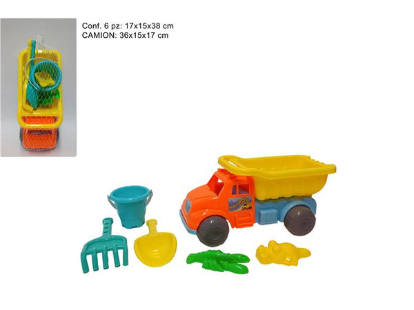 Set Camioncino Mare con Accessori 6 pezzi
