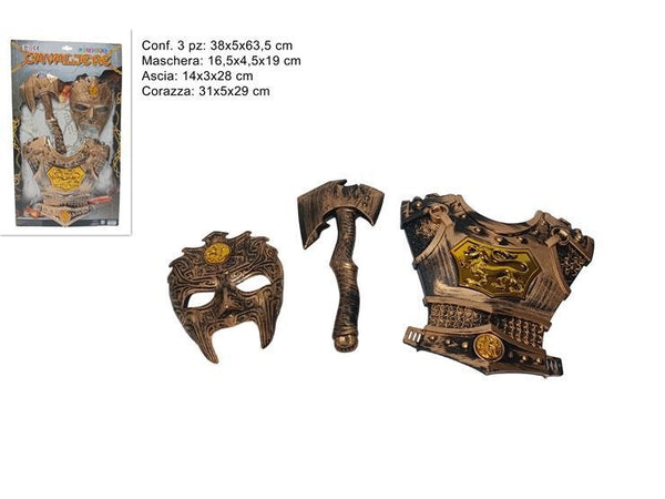 CAVALIERE CON SCUDO E MASCHERA